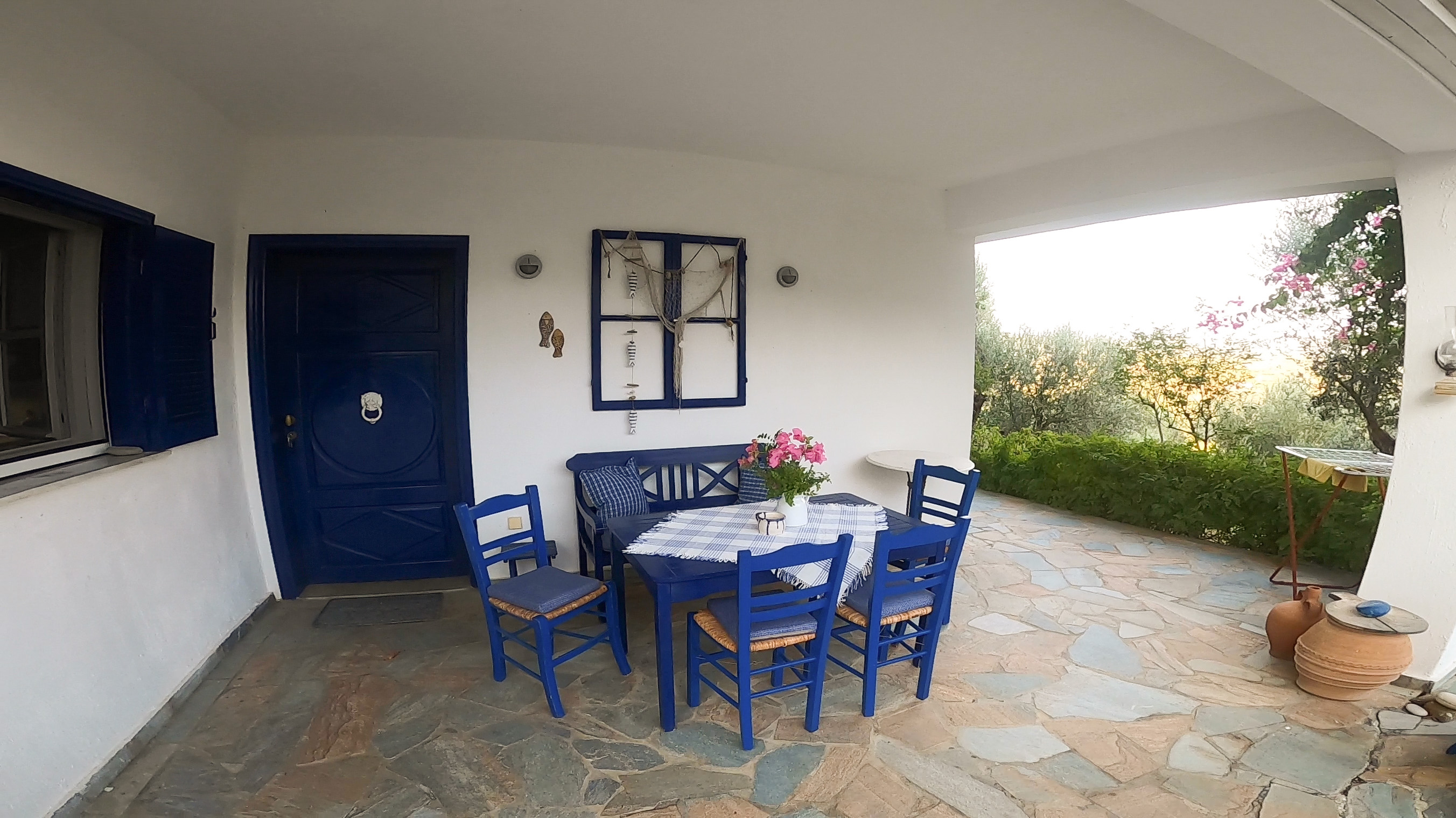 Terrasse der Villa-Hanni in Finikounda